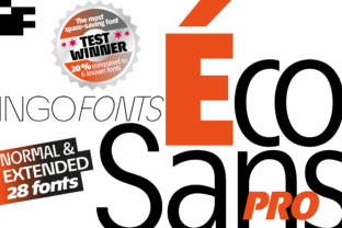 Éco Sans Pro Family: The Space-Saving Typeface for Marketers