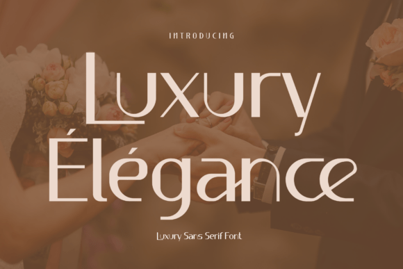 Luxury Élégance: A Premium Sans Serif Font for Crafters